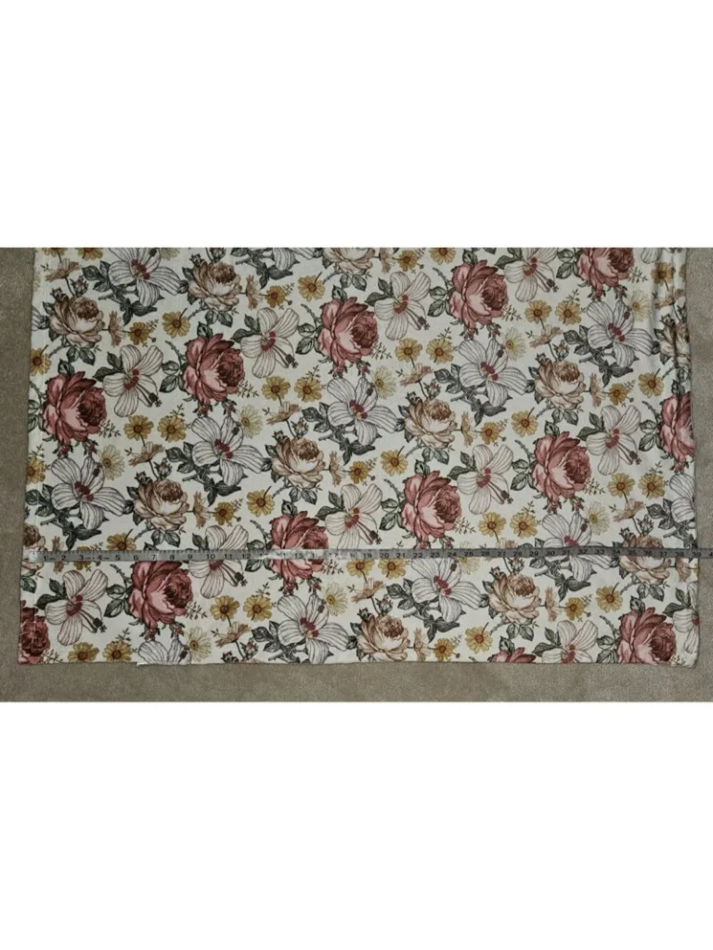 Pink Yellow Green Purple Floral Baby Blanket Fleece White Minky Dot 30x39